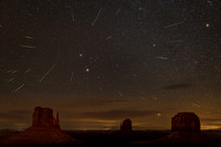 Geminids Over Monument Valley